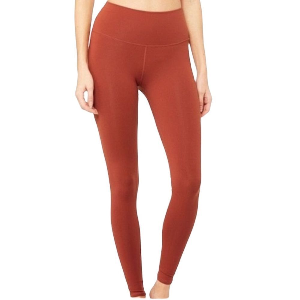 ALO Yoga High Waisted Leggings Burnt Orange